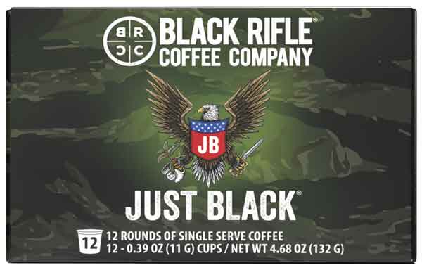 Hudson Meat Company - Wholesale Ground Coffee - COFFEE KCUP JUST BLACK     -     BLACK RIFLE0
