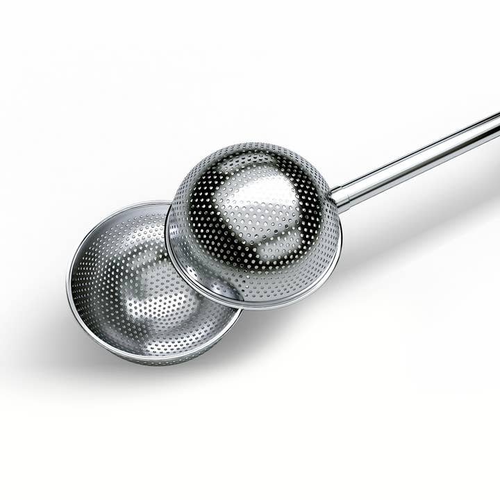 Brush With Bamboo - Wholesale Theevergiet/infuser - Glijdende roestvrijstalen theezeef2