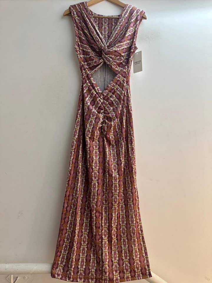 LORIANE – wholesale Dress – Women's – 10246R Printed long dress2