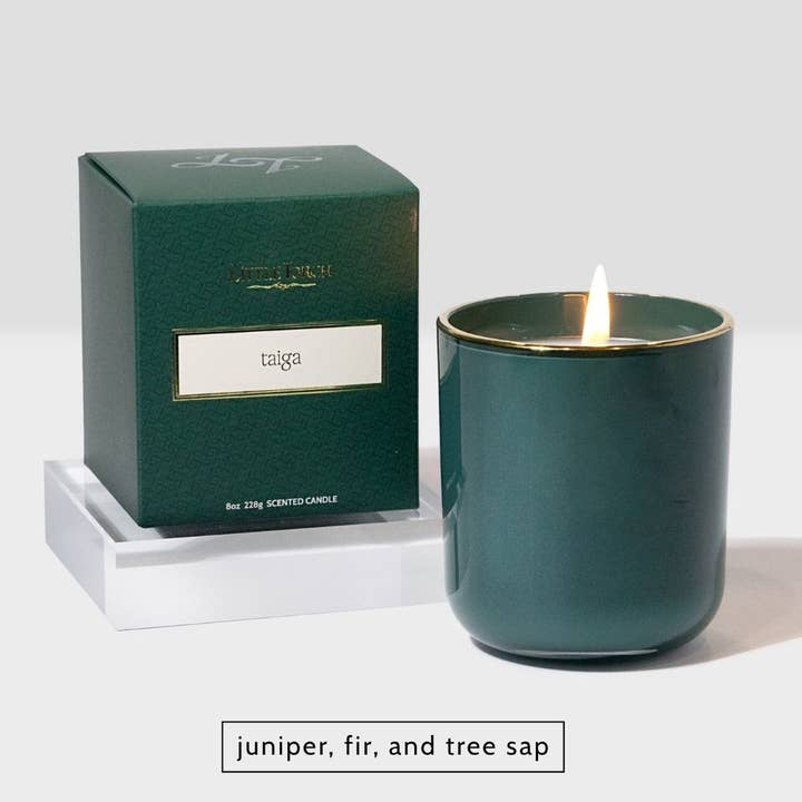 Little Torch - Wholesale Jar/Filled Candle - taiga candle (juniper, fir, and tree sap)0