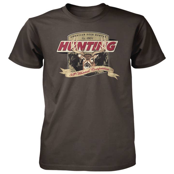 Nostalgia Hjortjakt - 4,5 oz Bomulls-T-shirt för wholesale av Old Country Outfitters