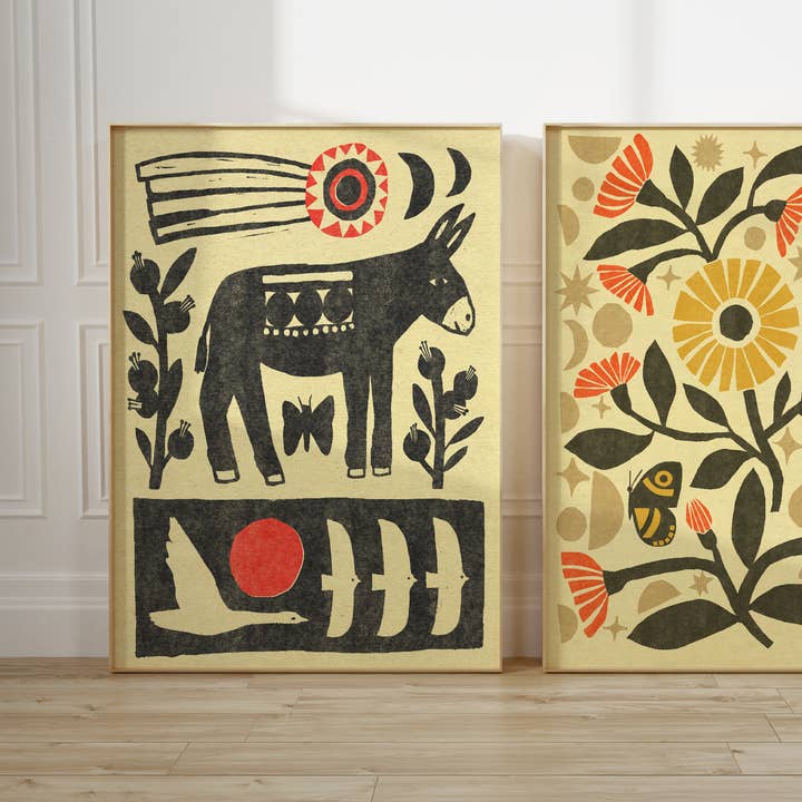 Anisa Makhoul - Vente Affiche d'art - Impression d'art - Âne1