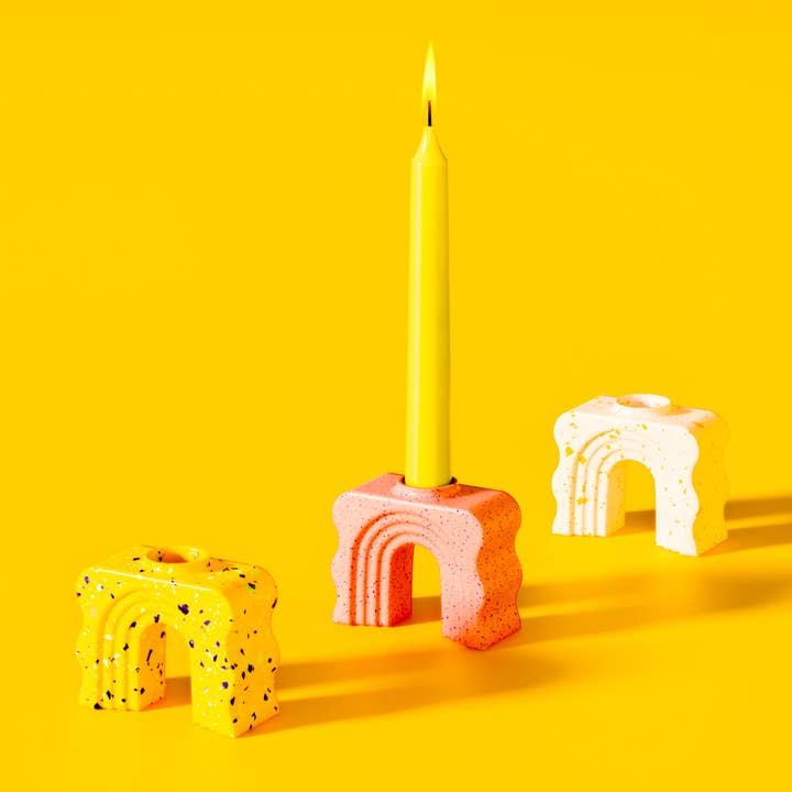 Molde para candelabros Wave Arch para venta al por mayor de Minimouldfactory