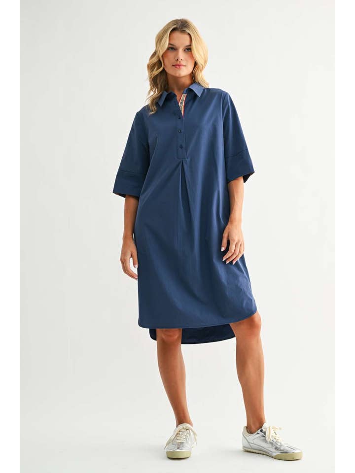 Joh Apparel - Wholesale Dress - Women's - Wendi Woven Tunic Dress55