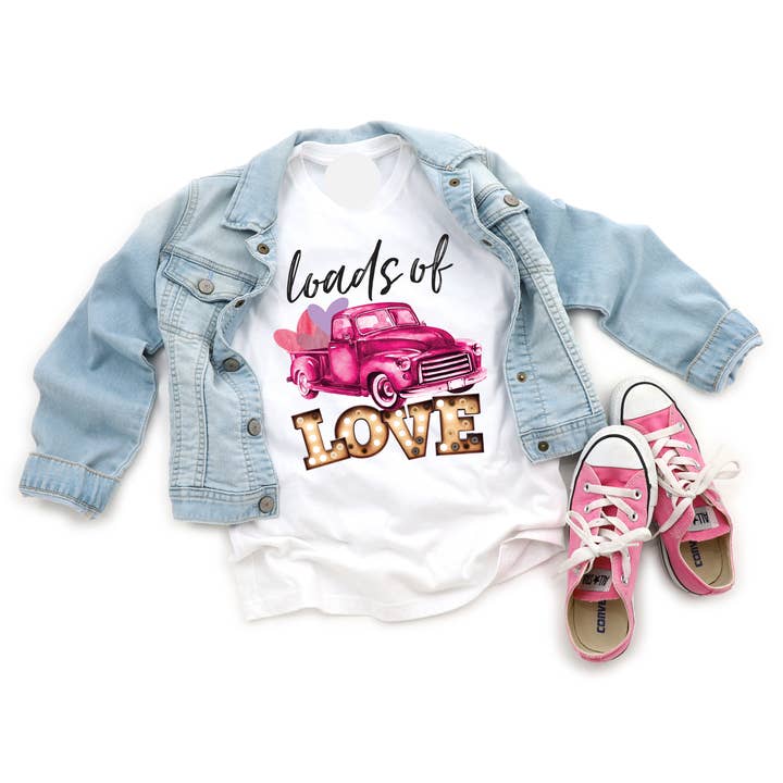 Loads of Love Kids T-Shirt for wholesale by Honey and Gloss