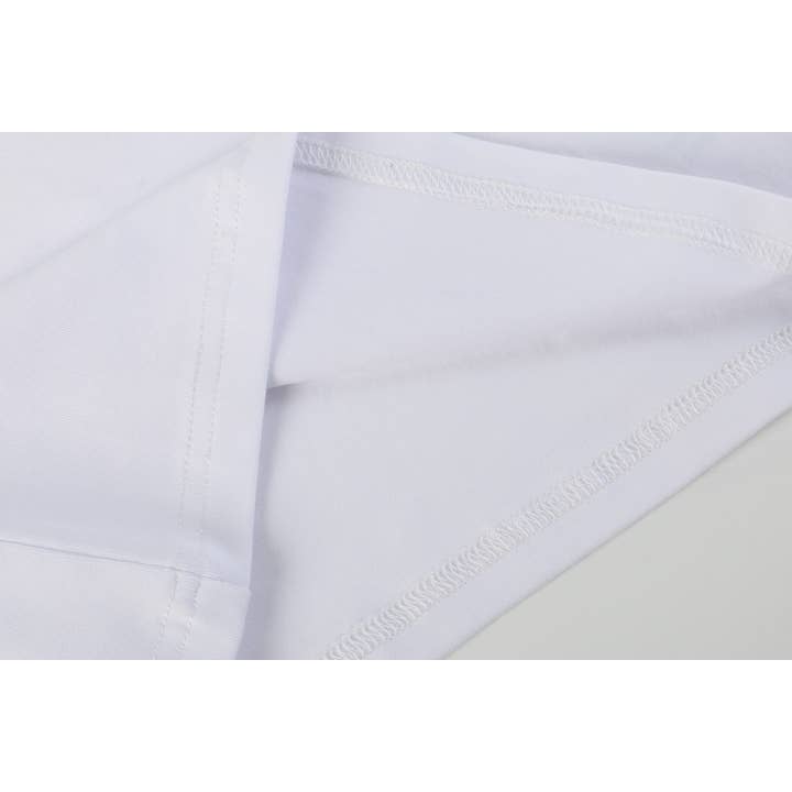 Lil Cactus - Wholesale T-Shirt - Kids - White Lace Collared Girls Short Bubble Sleeve Top2