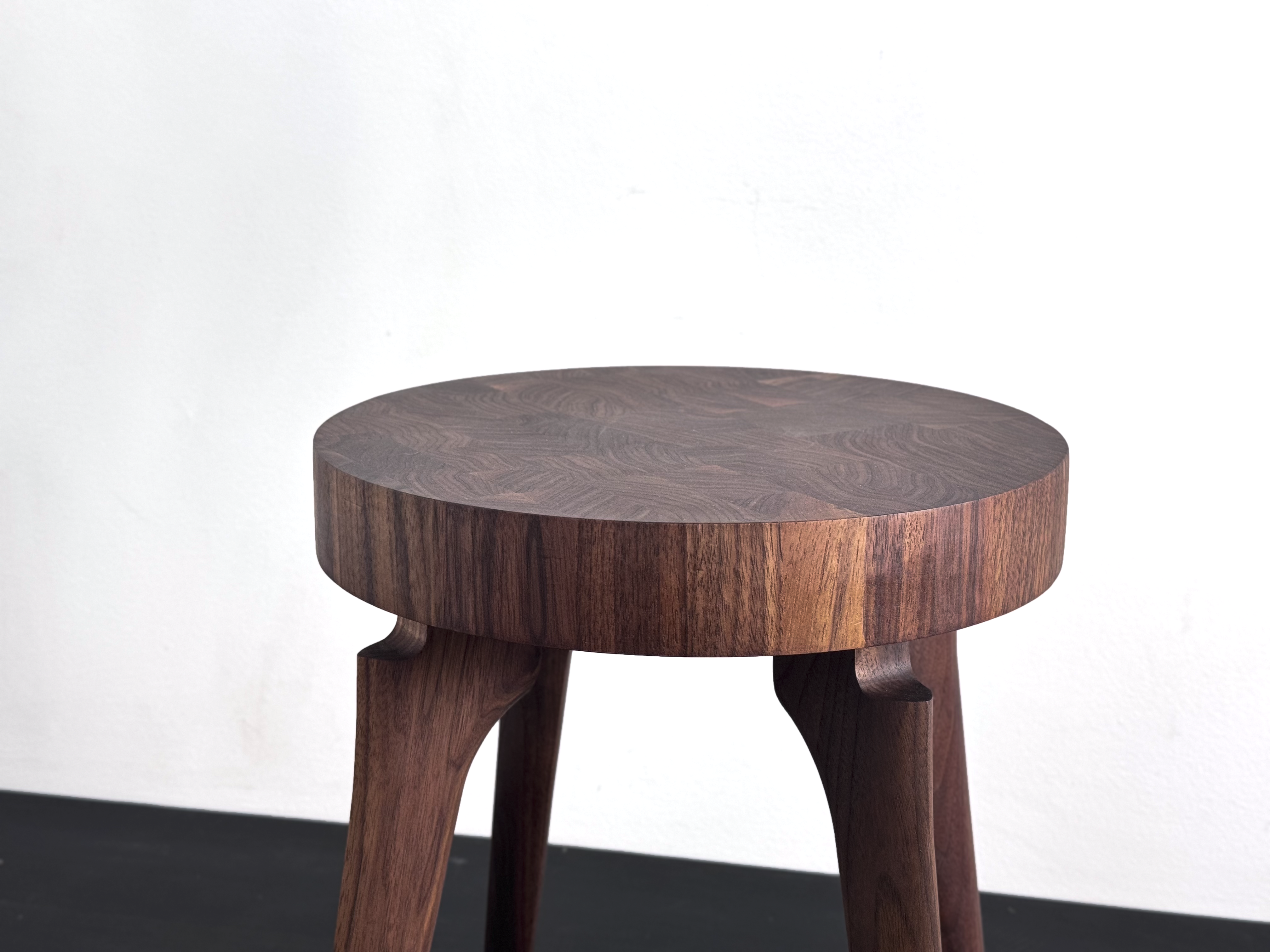 KHEM Studios - Wholesale Side Table - Side Table with Round Hardwood End Grain Top7
