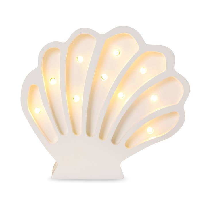 Little Lights Mini Seashell Lamp for wholesale by Little Lights