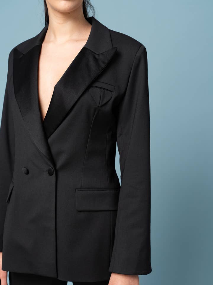 Midnight blazer for wholesale by FUTURE PLANET OF STYLE