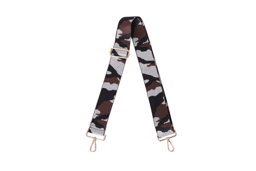 Nima Accessories Inc - Wholesale Bag Strap - Women's - Camouflage Printed Guitar Style Handbag Strap1