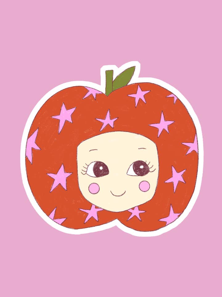 Shiny Apple Baby Sticker for wholesale by Nany Craft Shop