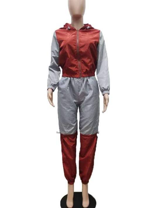 GRAY drawstring tracksuit set for wholesale on Faire3