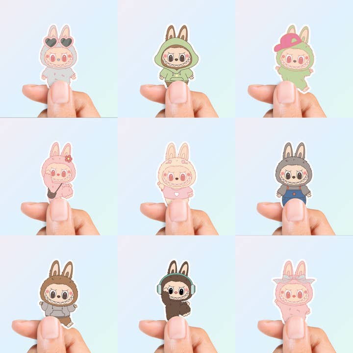 Over the Luna - Wholesale Sticker - Labubu Sticker3