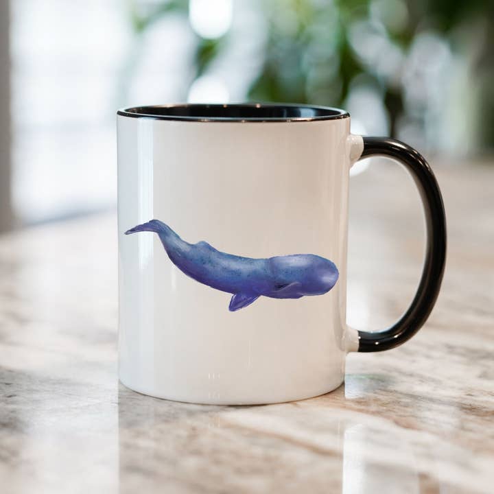 MerikaArt - Wholesale Coffee Mug - Blue Whale Mug1