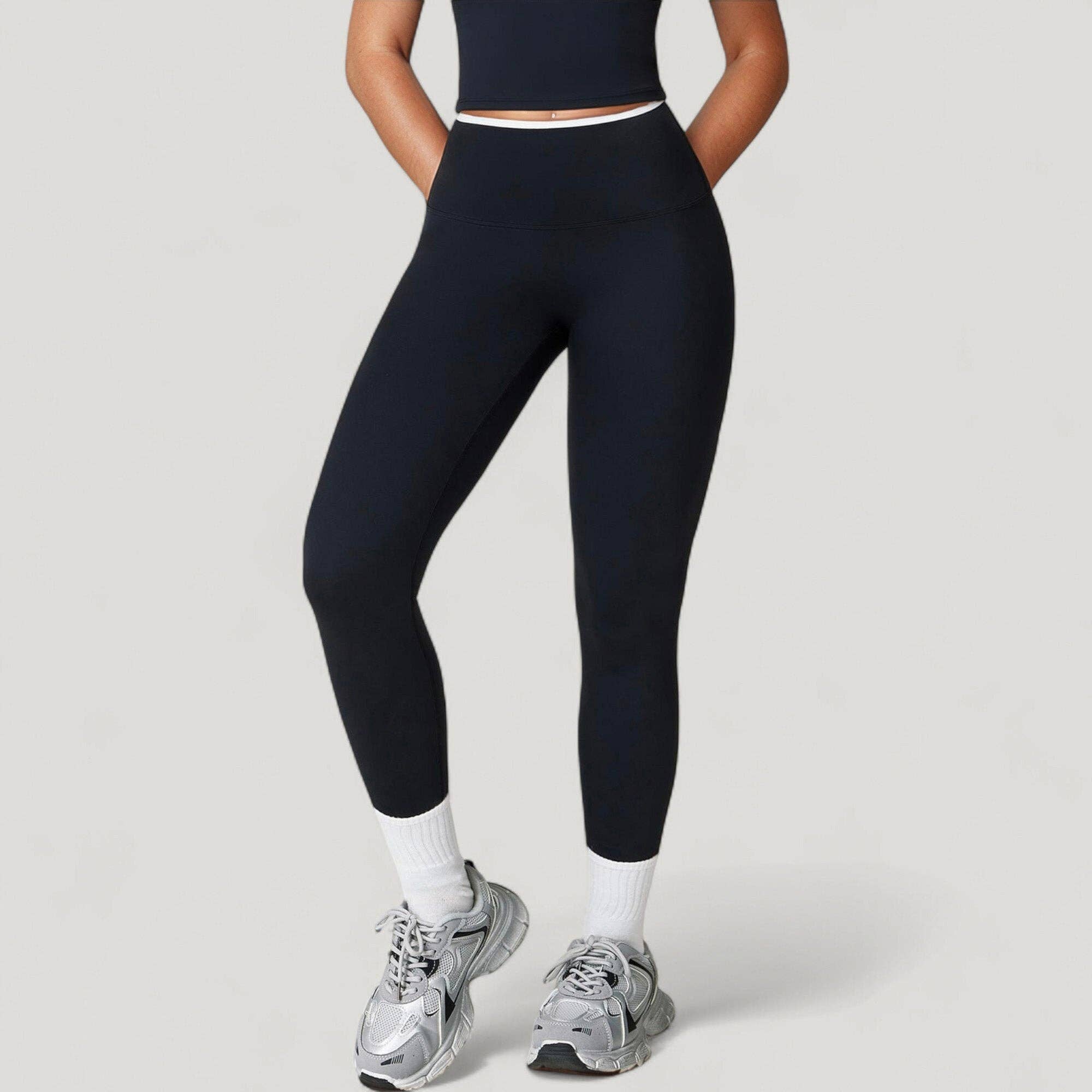 Active by Anna-Kaci - Wholesale Athletic/Lounge Leggings - Women's - High Waist Seamless Leggings with Tummy Control and Sculptin1