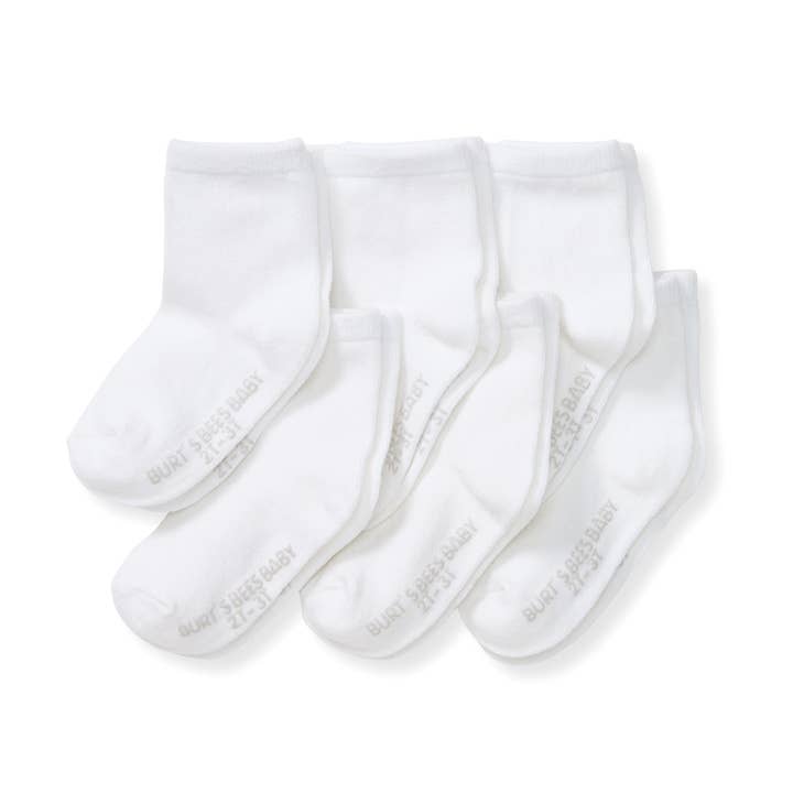 Solid Organic Cotton Baby Crew Socks 6 Pack
for wholesale by Burt's Bees Baby