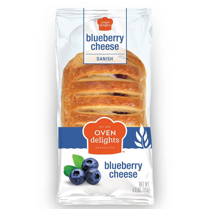 Oven Delights Blueberry Cheese Danish 4oz for wholesale by SaniLLC