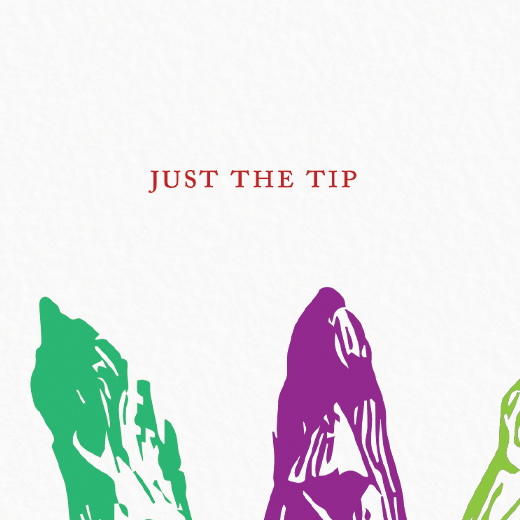 Ampersand M Studio - Venta al por mayor Tarjetas de felicitación - Tarjeta de felicitación sexy de San Valentín "Solo la Punta"2