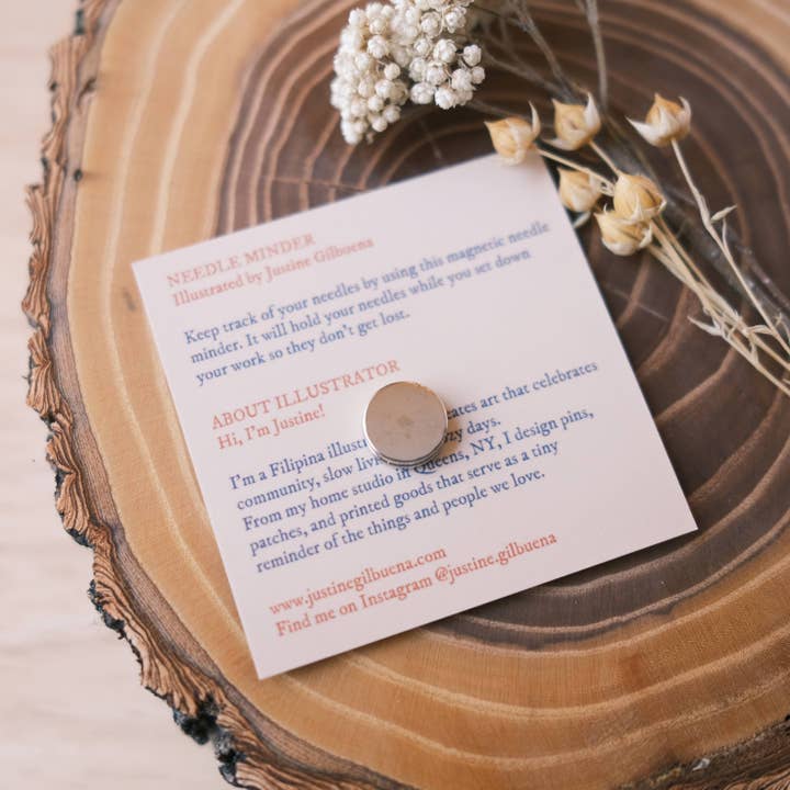 Justine Gilbuena - Wholesale Embroidery/Cross Stitch Supplies - Hummingbird Needle Minder ✦ with clear bag ✦7