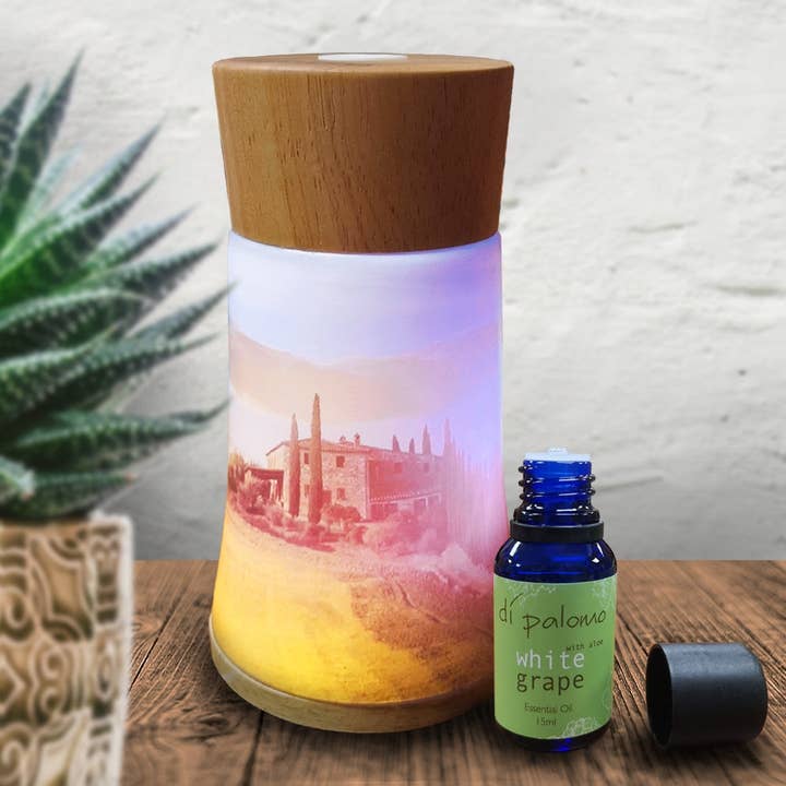 Tuscan Vinyard Sunset Ultrasonic Diffuser for wholesale by Flame & Fragrance Ltd