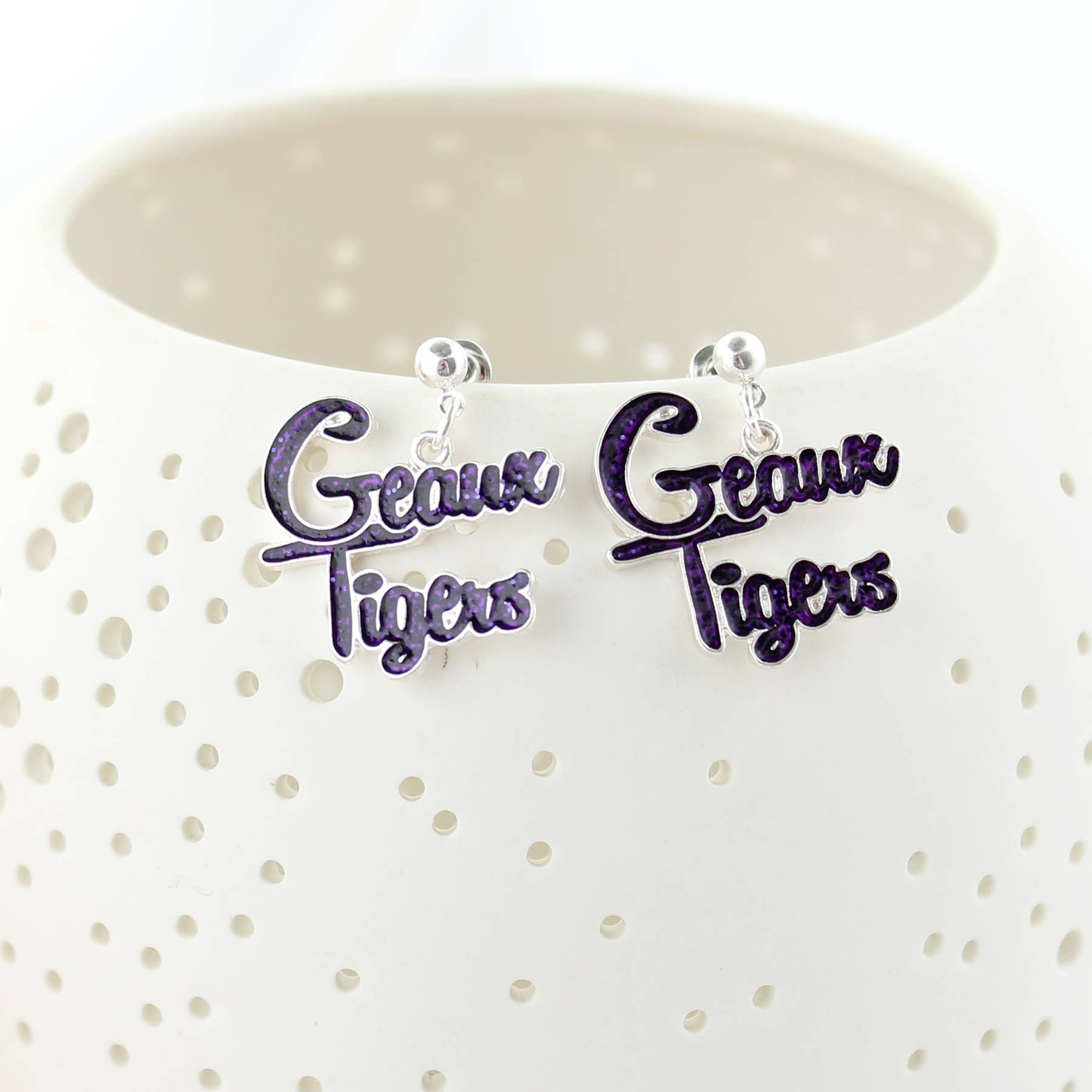 Seasons Jewelry - Vendita all'ingrosso Orecchini pendenti - Orecchini con slogan LSU