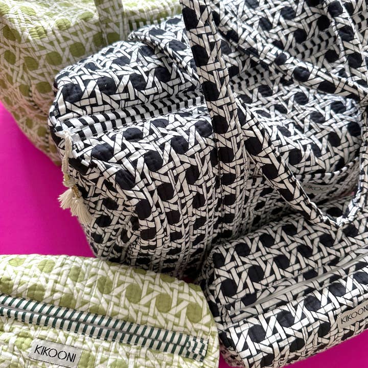 Bolsa grande de algodón hecha a mano «The Tree» para venta al por mayor de kikooni