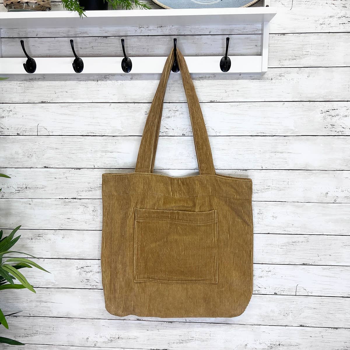 Anju Jewelry – Großhandel Tragetasche – Damen – Cord-Tote mit Fronttasche – verschiedene Farben2