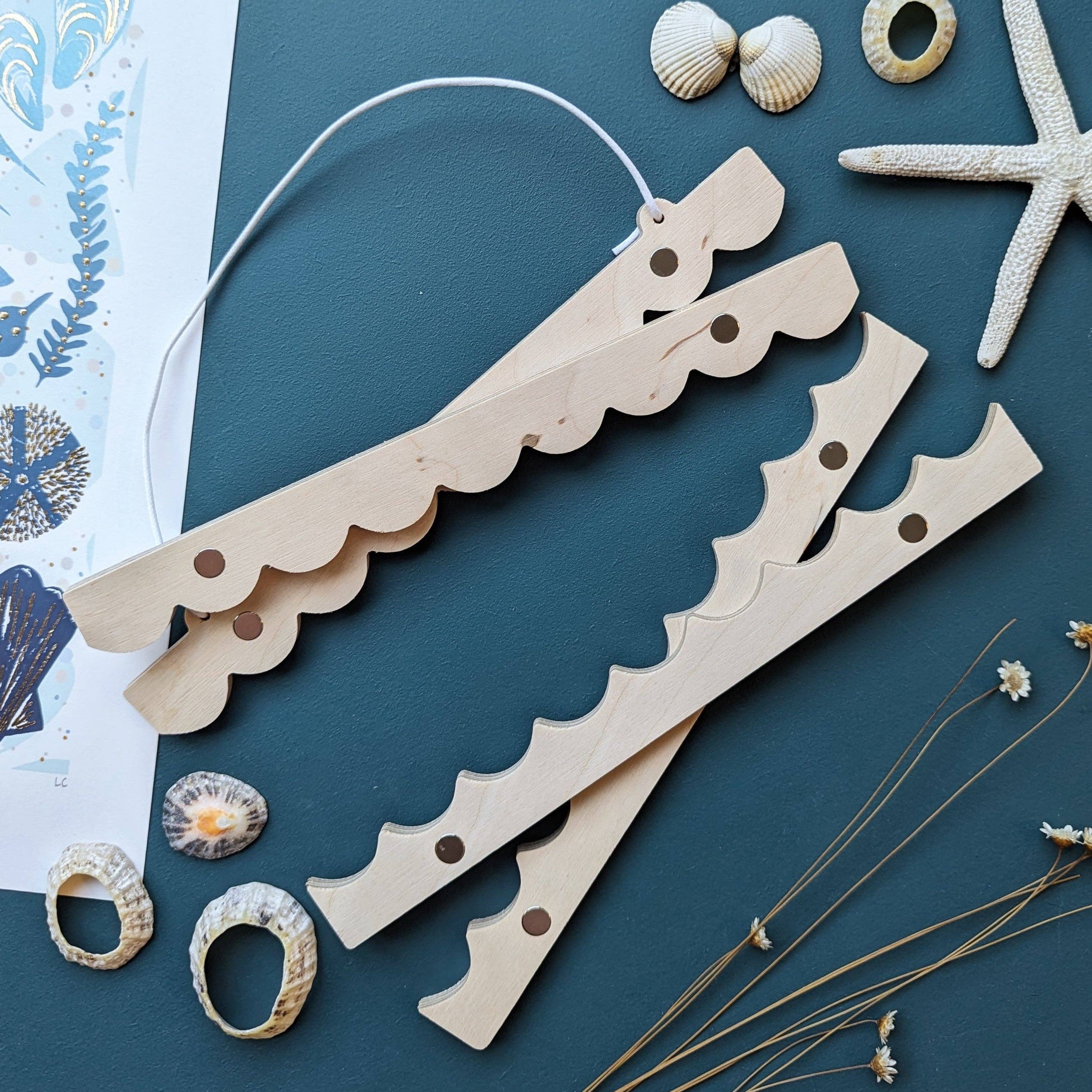 Slow Sunday - Wholesale Picture Frame - Playful Magnetic Print Frames - Wavy, Scalloped or Zig-Zag5