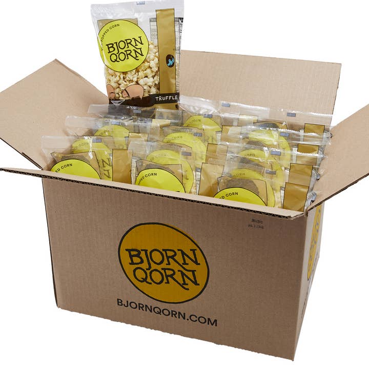 BjornQorn - Wholesale Popcorn - 3oz Earth (Truffle) BjornQorn2