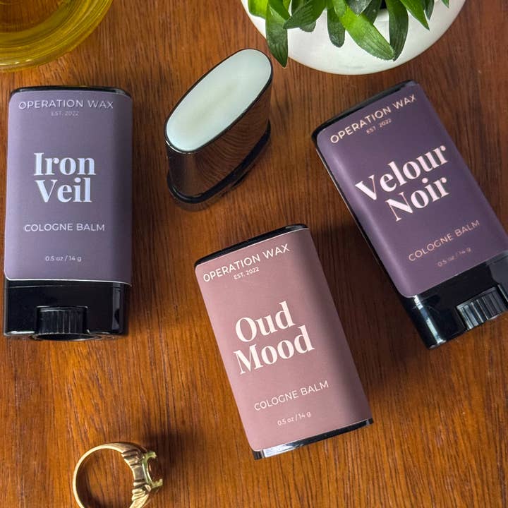 Cologne Balm Gift Set (Set of 3 · 0.5 oz) for wholesale by Operation Wax