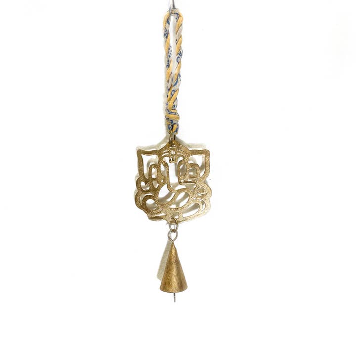 Mira Fair Trade - Wholesale Wind Chime - Mini Ganesha Wind Chime1