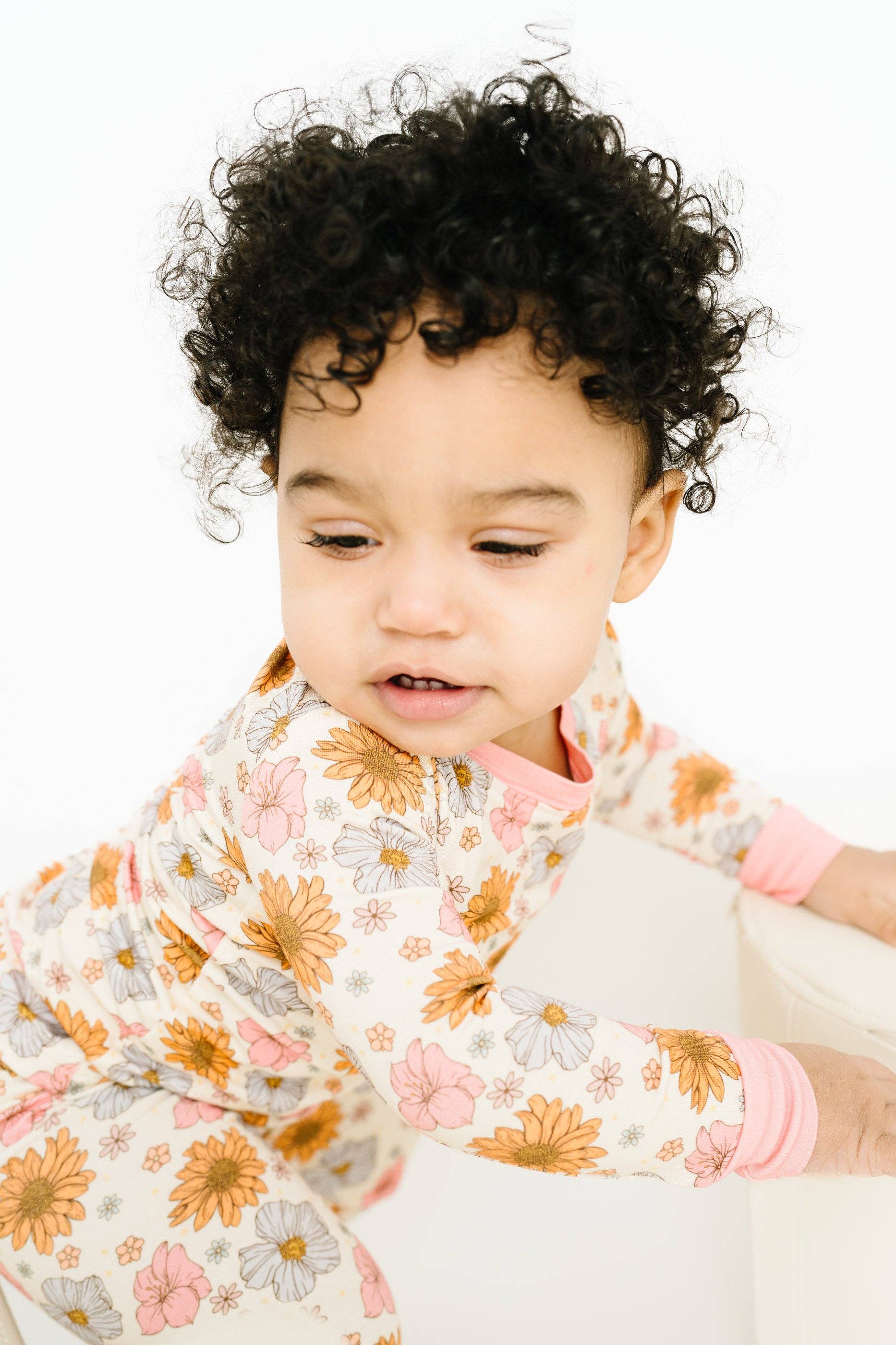 Little One Shop - Wholesale Top & Pant Set - Baby - Maybelle Floral Bamboo Set6