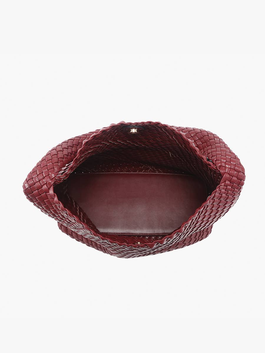 Jen & Co. - Wholesale Satchel - Women's - M2631 Rachel Woven Slouchy Hobo6