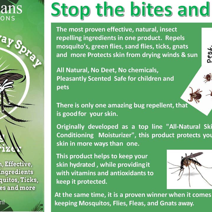 PESKY® Bug Away - Wholesale Insect Repellent - PESKY® Bug Stay Away Spray 2oz/60ml