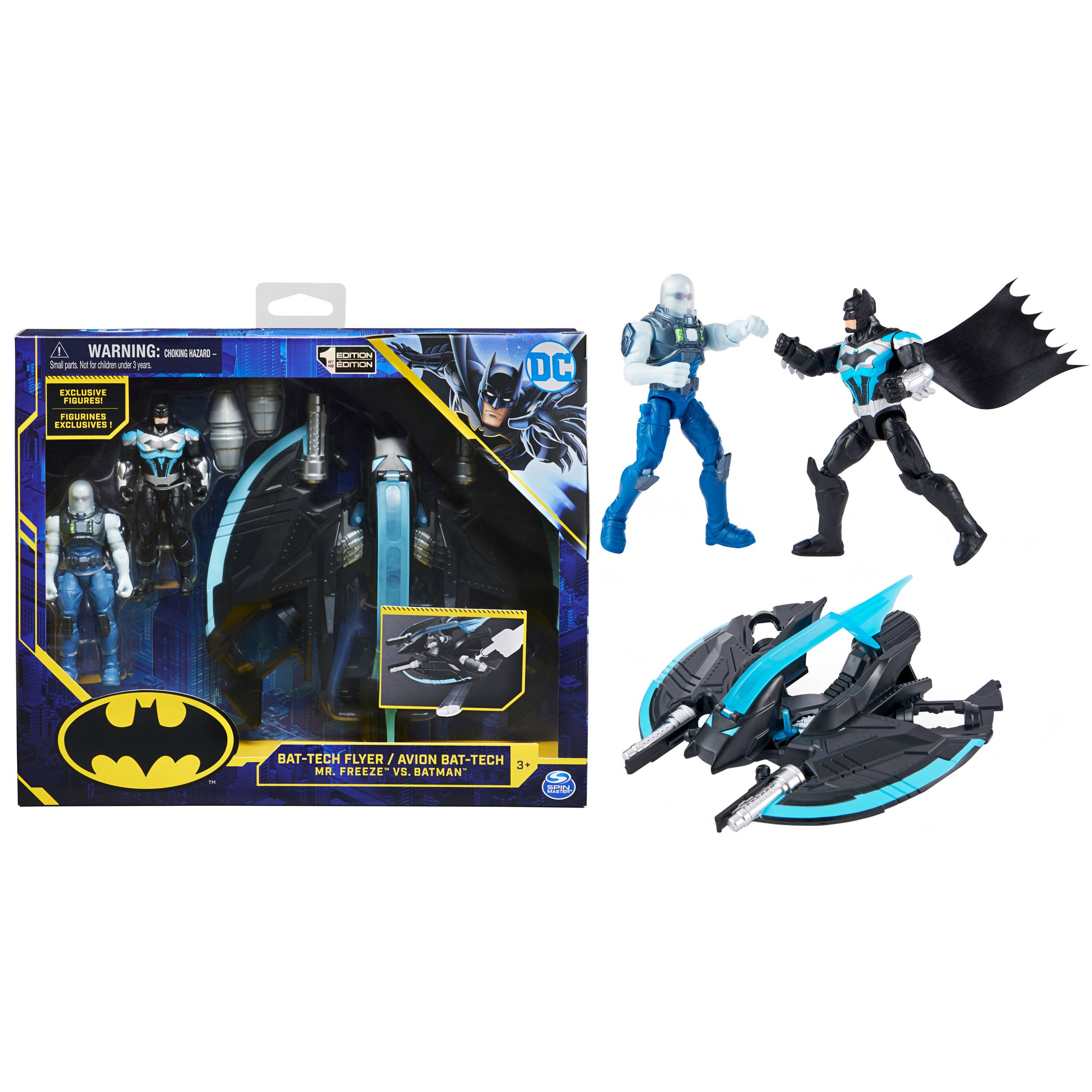 Variety Distributors - Wholesale Toy Set - Kids - Batman Batwing Vehicle W/Figures0
