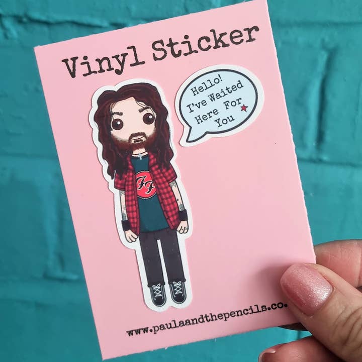 Paula and the Pencils - Wholesale Sticker - Dave Grohl Sticker