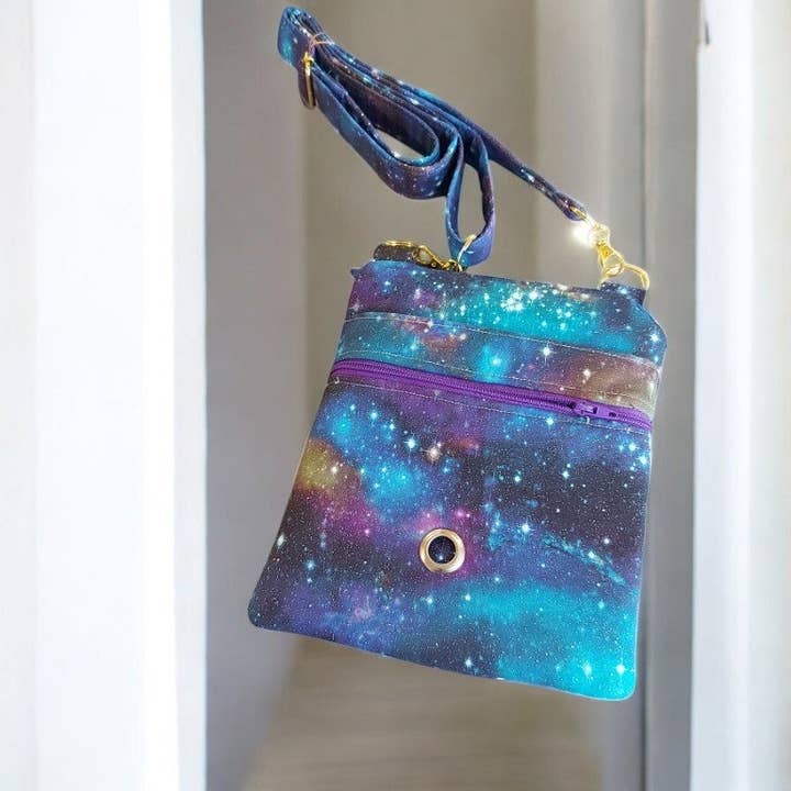 Galaxy Glow Adventure Bag – For Starry-Night Dog Walks for wholesale by Callies Place Pet Boutique
