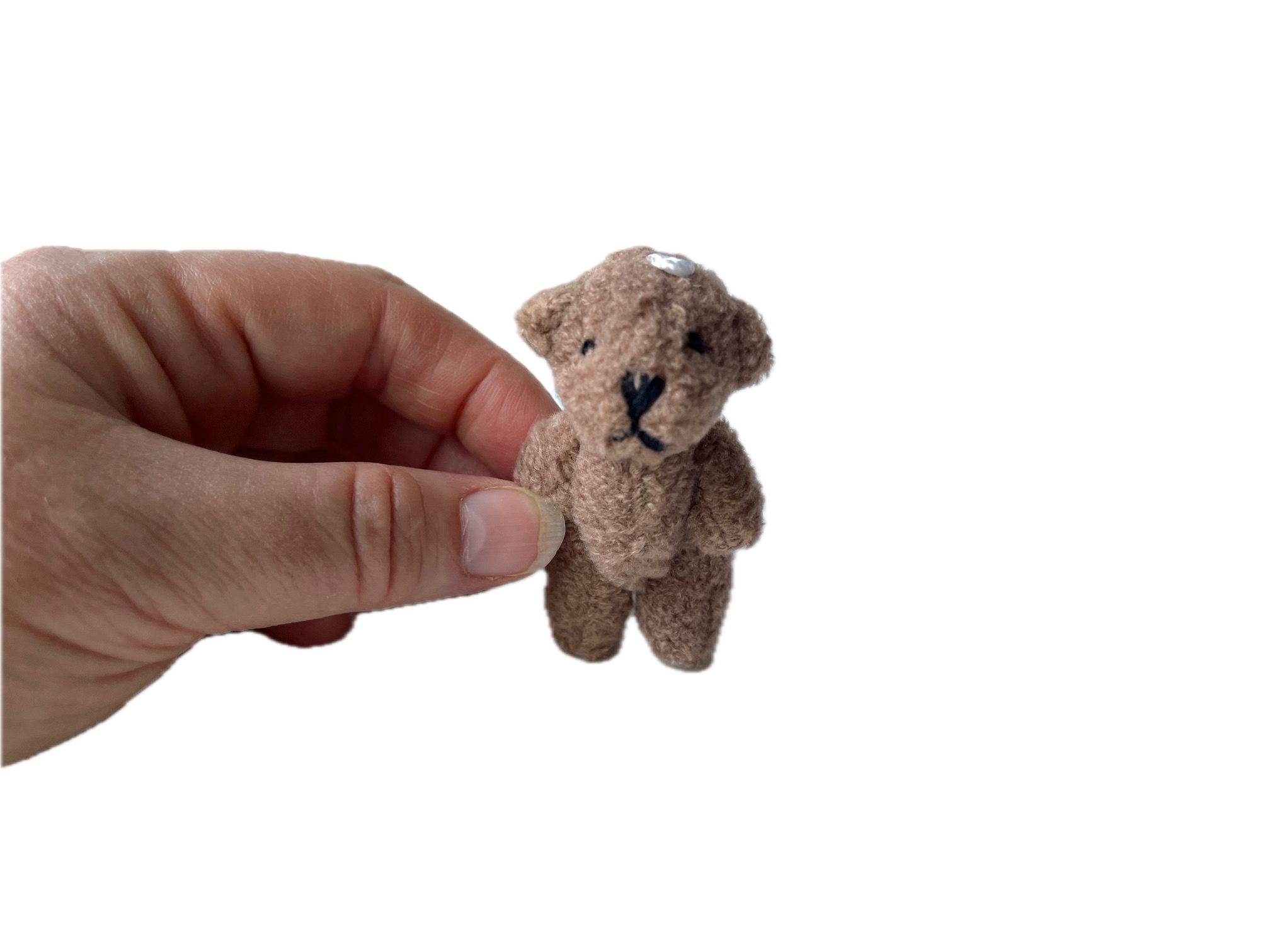 The Gifted Rat - Wholesale Stuffed/Plush Toy - Kids & Baby - Small Brown Stuffed Teddy Bear Pocket Pal Keychain Backpack 5