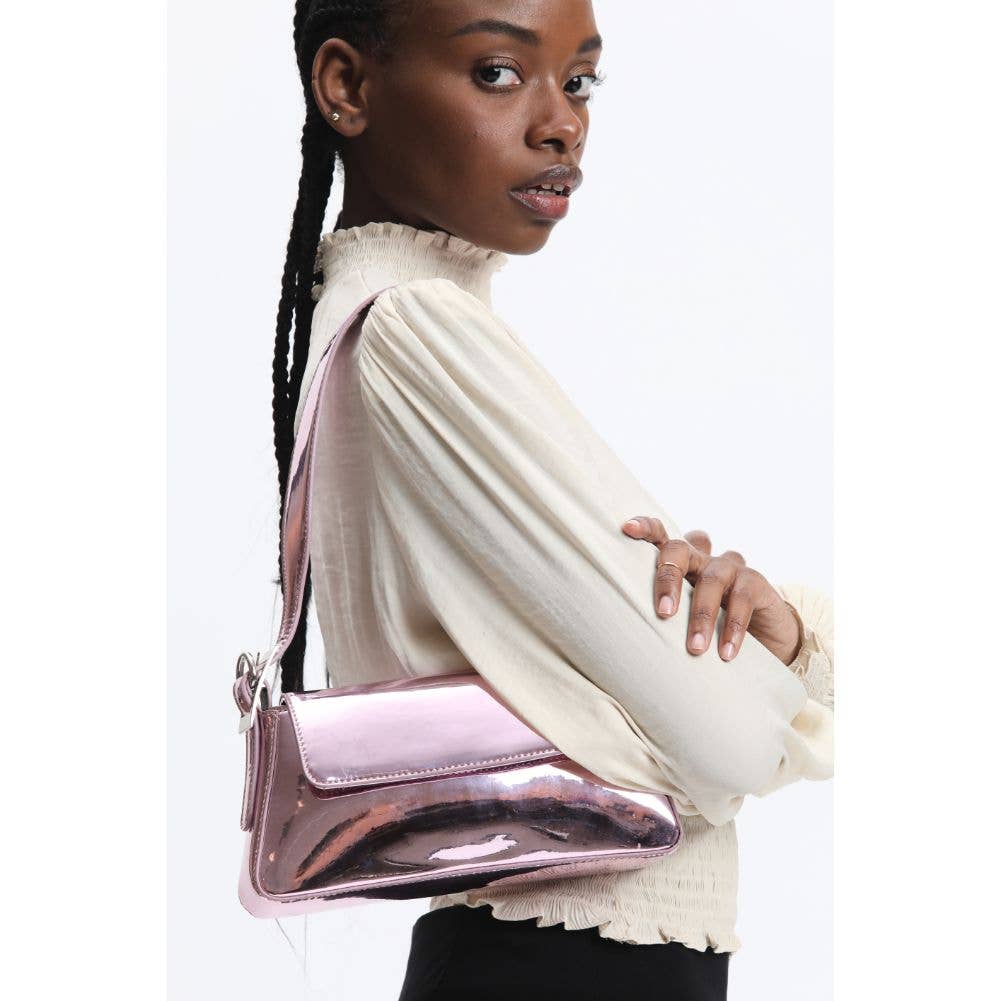 Urban Expressions - Vente Sac porté épaule – femme - Sac bandoulière métallique Donna3