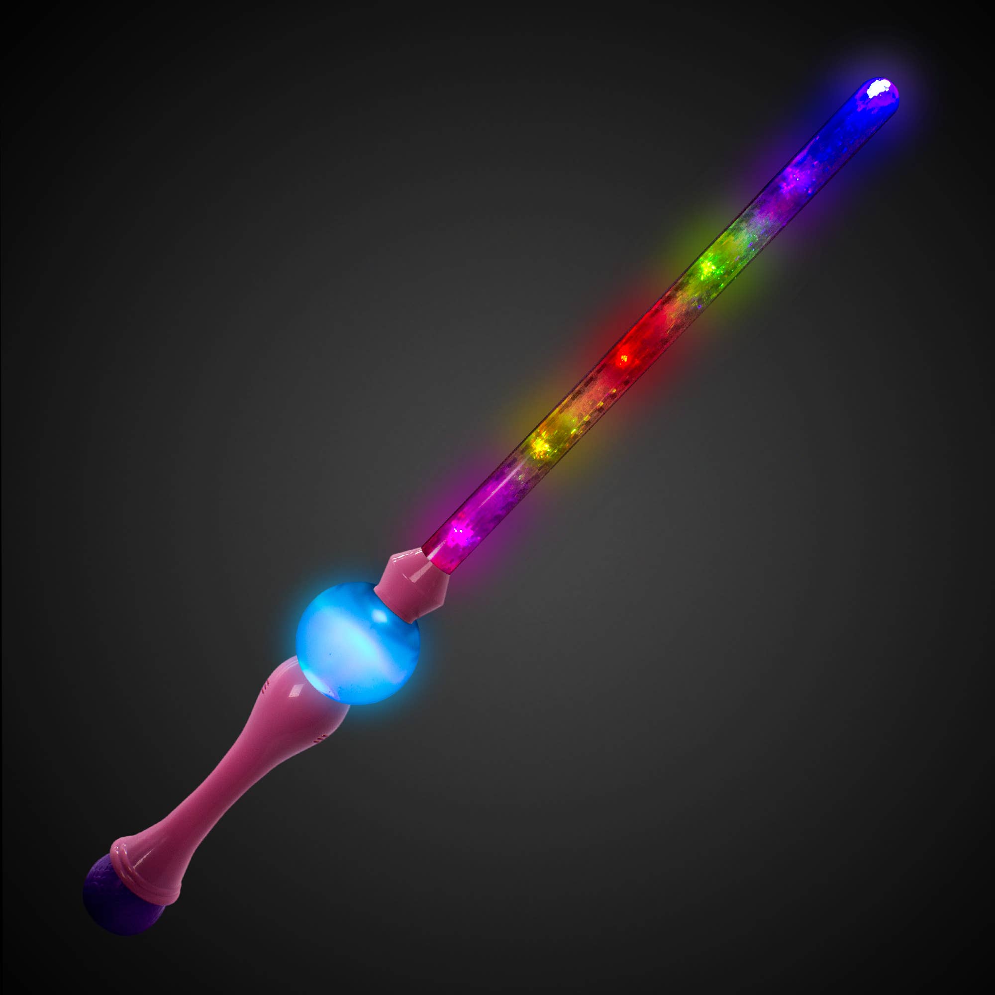 Windy City Novelties - Wholesale Bubble Wand - Kids - Pink 31.5" LED Bubble Sword with bubbles1
