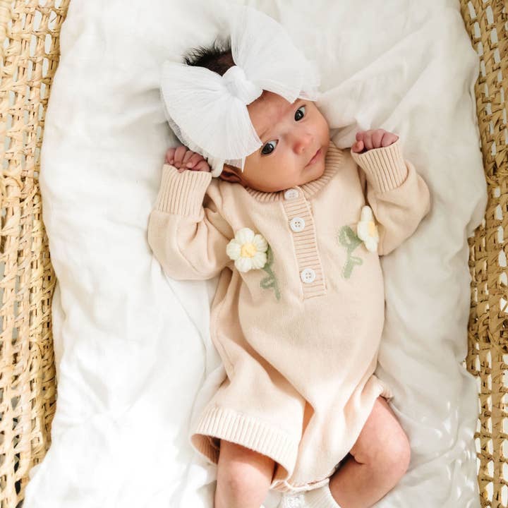 Baby Bling Bows - Wholesale Hair Bow - Baby - Baby Bling® Tulle FAB® soft nylon headband with tulle bow