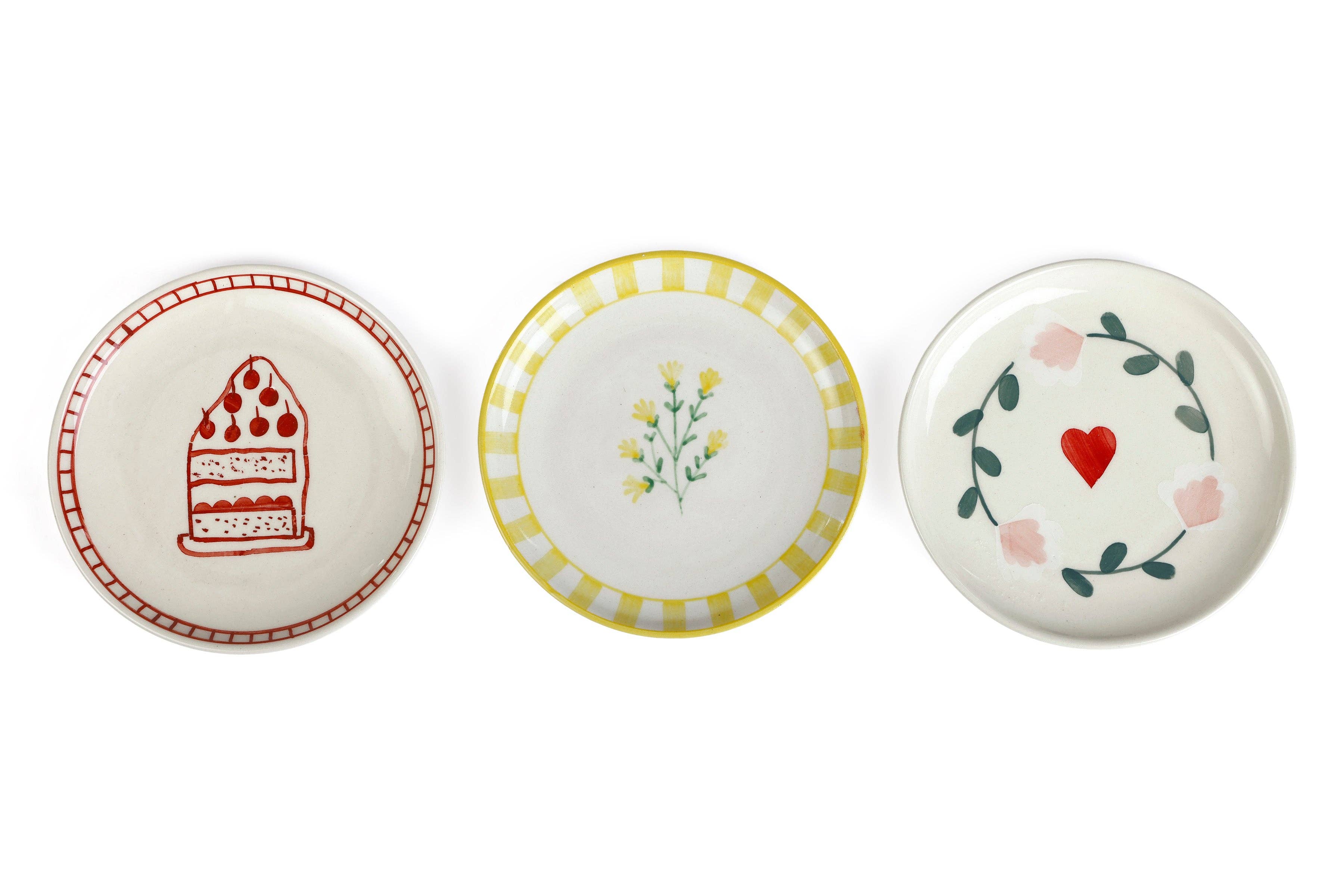 Casa Amarosa - Wholesale Dinner Plate - Ceramic Dessert Plates - Amour Petal , 7 Inches3