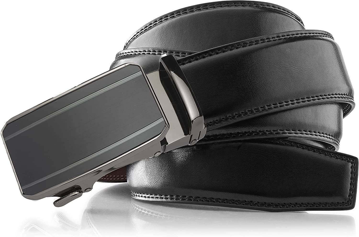 Roxoni - Wholesale Belt - Men's - Men’s Genuine Leather Ratchet Belt with Automatic Buckle31
