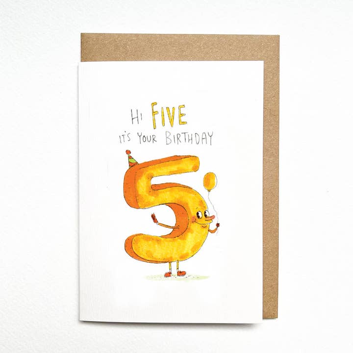 Hi Five, It's your Birthday for wholesale by Well Drawn