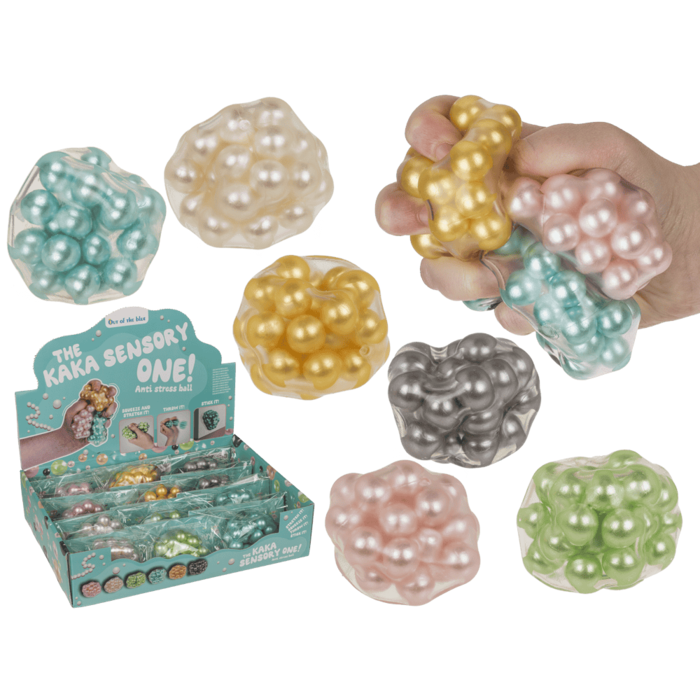 Out of the blue KG - Vente Balle/pâte antistress - KAKA Sensory Squeeze et balle murale, lot de 20