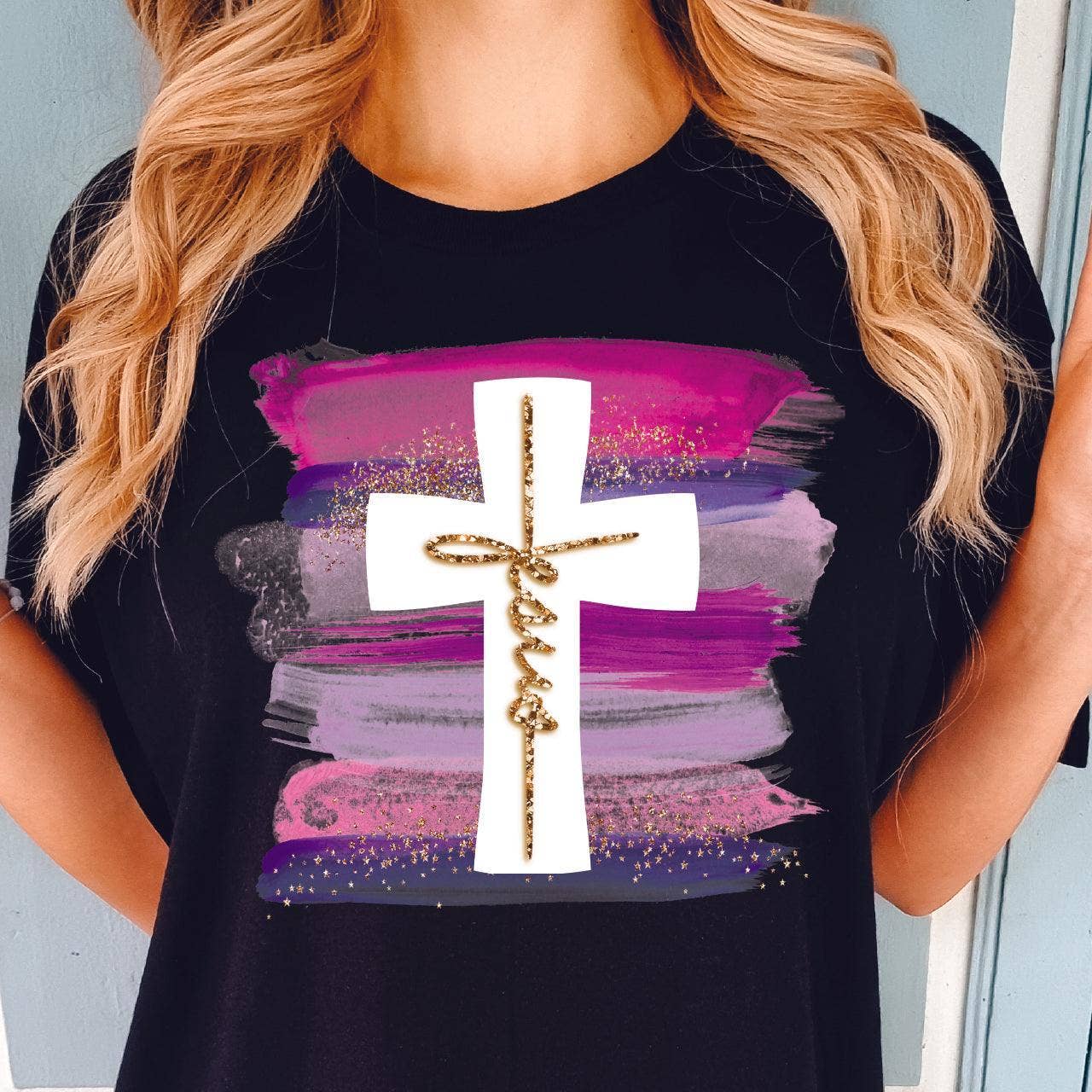 Nashville Design House - Wholesale Sublimation Transfer - Jesus Cross DTF Transfer0