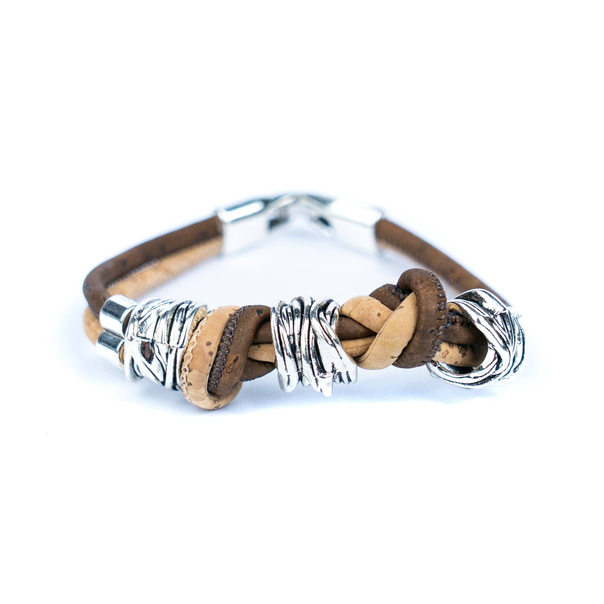 Meninas Bonitas Cork - Venta al por mayor Juegos de joyas - Joyería artesanal vegana de corcho colorido BR-220-MIX-55