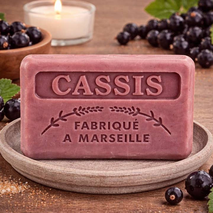 125g Blackcurrant Wholesale French Soap for wholesale by French Soap Wholesale