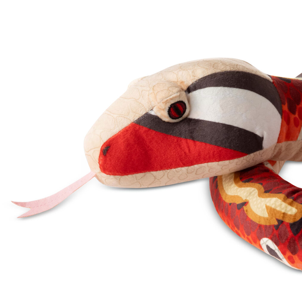 The Petting Zoo - Wholesale Knuffels - Kinderen en baby - Earth Keeperz Bloedpython Slang 54" (137cm) Gerecycled Pluche2
