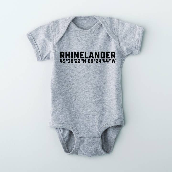 Customized Location Latitude and Longitude One Piece for wholesale by Vital Industries